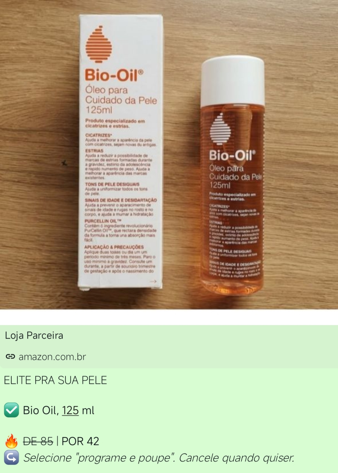 Oferta do grupo